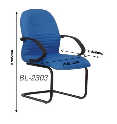 Office Budget Chair Model BL2303 malaysia kuala lumpur shah alam klang valley