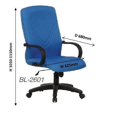 Office Budget Chair Model BL2601 malaysia kuala lumpur shah alam klang valley