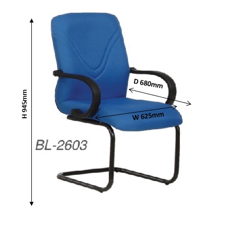 Office Budget Chair Model BL2603 malaysia kuala lumpur shah alam klang valley