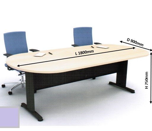6ft Oval Conference Table Model MPJ6180MT malaysia kuala lumpur shah alam klang valley