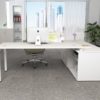 office executive writing table with cabinet office furniture table desk Malaysia klang valley shah alam kuala lumpur