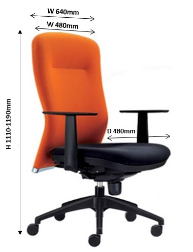 Office Executive Chair Model BY330F-20A65 malaysia kuala lumpur shah alam klang valley