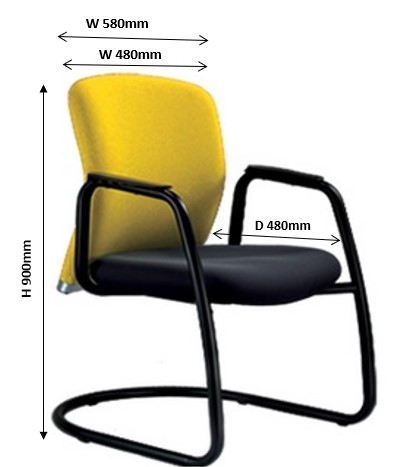 Office Executive Chair Model BY333F-83EA malaysia kuala lumpur shah alam klang valley