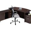 office modern director table with cabinet and pedestal office furniture table desk Malaysia kuala lumpur