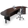 office modern director table with fixed pedestal office furniture executive table desk Malaysia shah alam