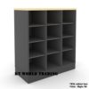 pigeon hole low cabinet with Base maple Malaysia kuala lumpur shah alam klang valley