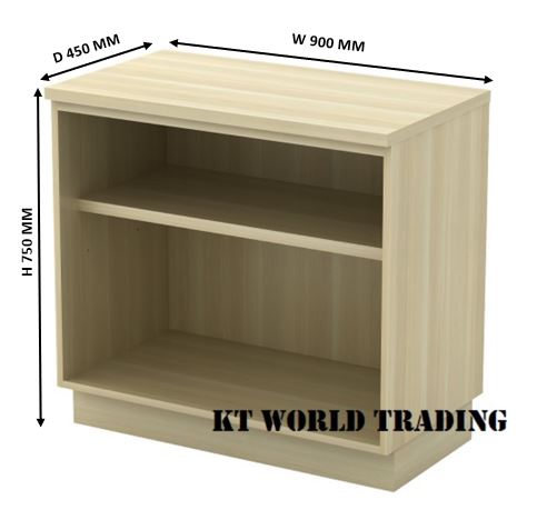 Low Cabinet Open Shelf (Same High as Table) Model KT-EO750 900MM malaysia kuala lumpur shah alam klang valley