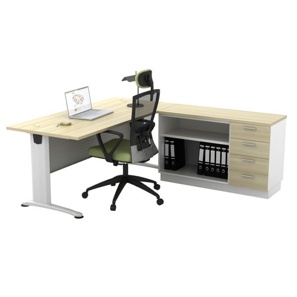 BT 188 WRITING TABLE WITH SIDE CABINET MALAYSIA KUALA LUMPUR SHAH ALAM KLANG VALLEY