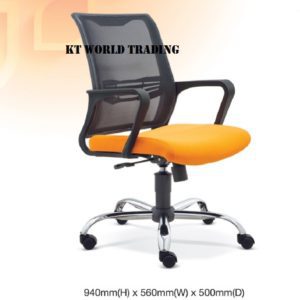 MESH LOWBACK CHAIR office netting chair office furniture Malaysia klang valley shah alam kuala lumpur