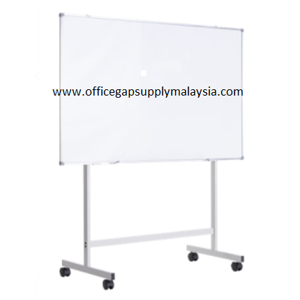 Psychiatrie Meedogenloos beschaving Single Sided Magnetic White Board with Mobile Stand 2'H x 3'W - Office Gap  Supply