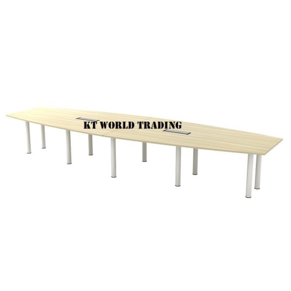 BOAT-SHAPE CONFERENCE TABLE (INCLUDED YC400 2 UNITS) OFFICE FURNITURE Malaysia SHAH ALAM KUALA LUMPUR KLANG VALLEY