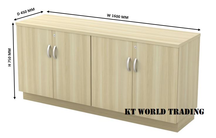 Low Cabinet Dual Swinging Door (Same High as Table) Model KT-EDD750 1600mm malaysia kuala lumpur shah alam klang valley
