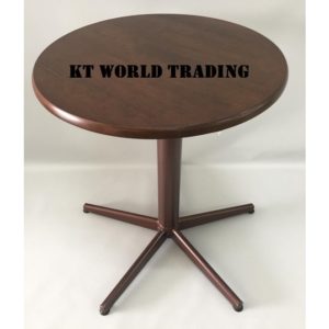 2FT ROUND TABLE RUBBERWOOD TOP COLOR WENGE office furniture malaysia kuala lumpur shah alam klang valley