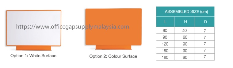 color magnetic white board malaysia kuala lumpur shah alam klang valley