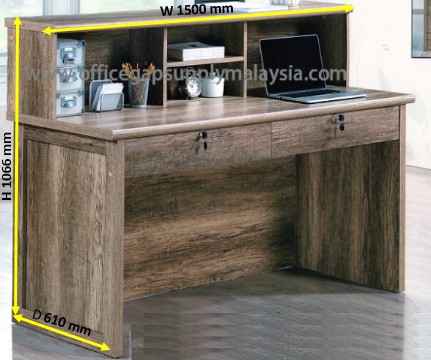 Reception Counter Reception Desks Model KTE-05R (1500W x 610D MM) malaysia kuala lumpur shah alam klang valley