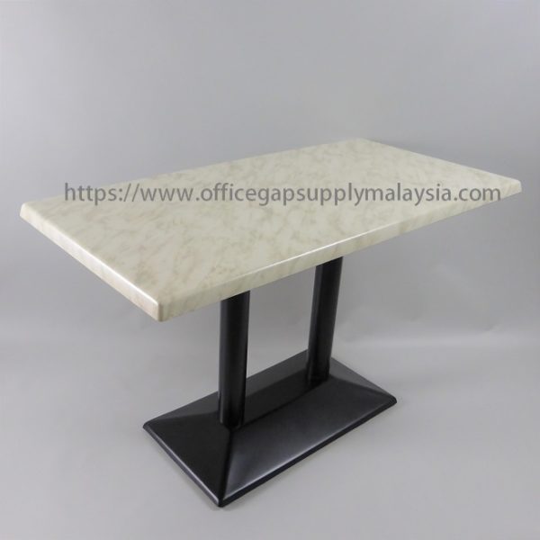 RECTANGULAR BAR TABLE RECTANGULAR POWDER COATED LEG office furniture malaysia kuala lumpur shah alam klang valley