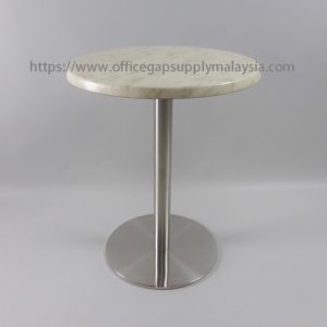 ROUND BAR TABLE ROUND CHROME LEG office furniture malaysia kuala lumpur shah alam klang valley