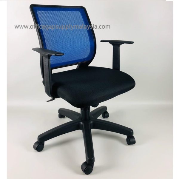 KT-A75R MESH LOWBACK CHAIR RED BACKREST malaysia kuala lumpur shah alam klang valley