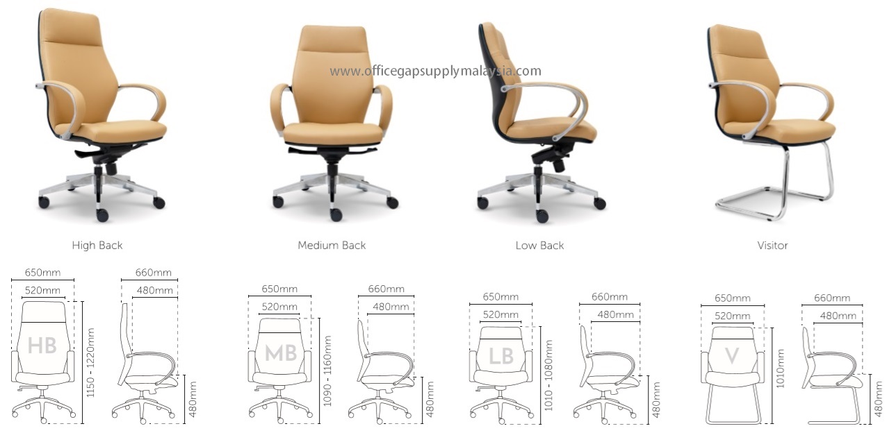 KT3051H presidential highback chair office furniture malaysia kuala lumpur shah alam klang valley