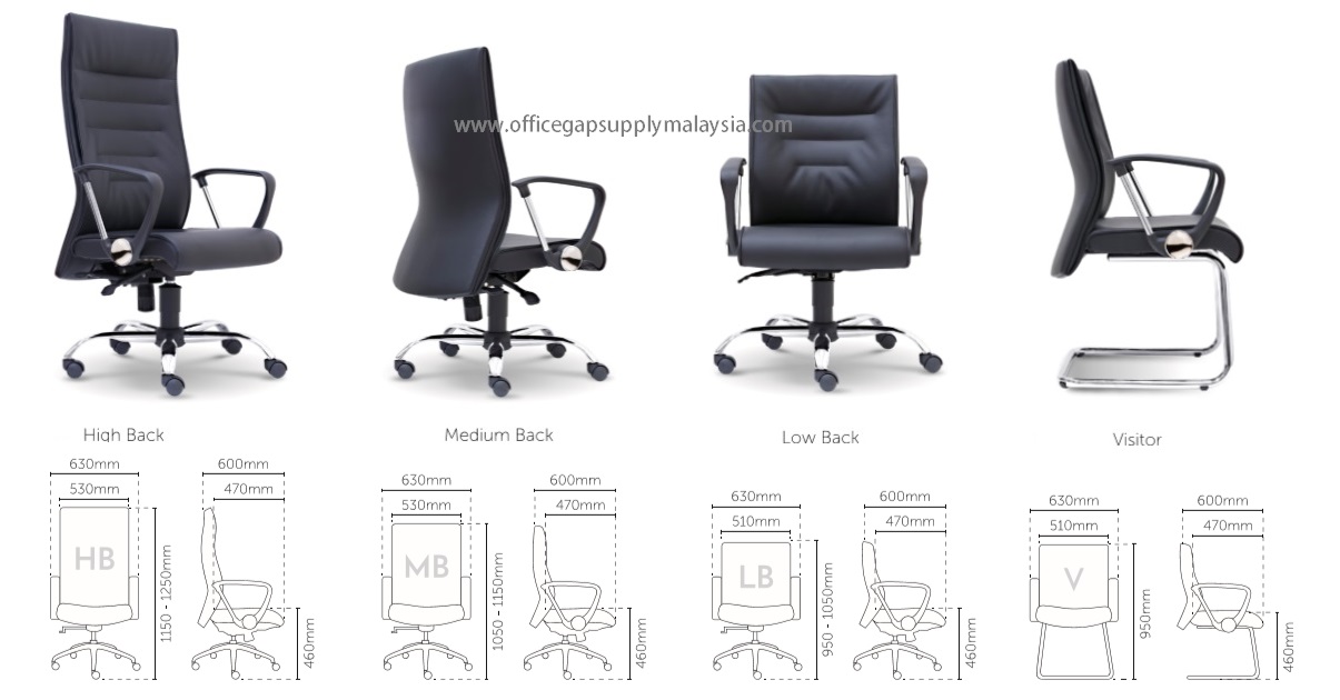 KT91H presidential highback chair office furniture malaysia kuala lumpur shah alam klang valley