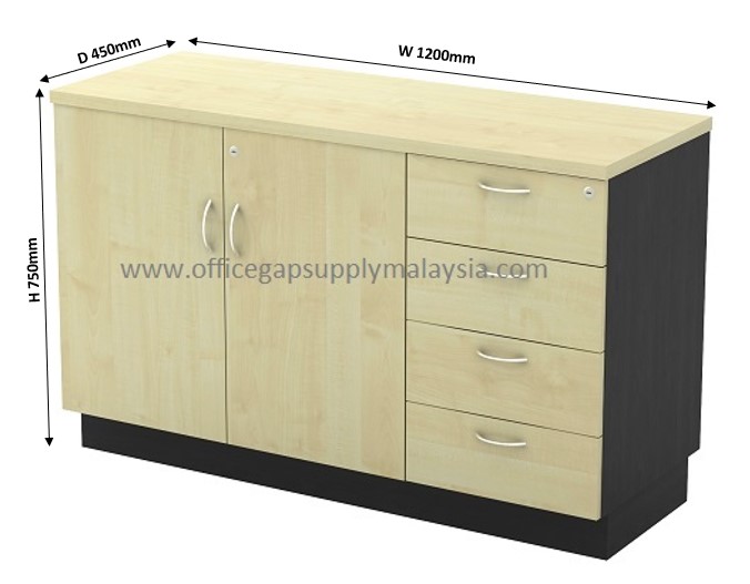 Low Cabinet Combination (Same High as Table) Model T-YDP7124 malaysia kuala lumpur shah alam klang valley