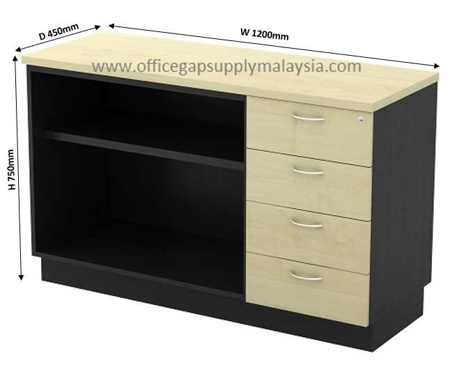 Low Cabinet Combination (Same High as Table) Model T-YOP7124 malaysia kuala lumpur shah alam klang valley