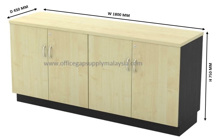 Low Cabinet Dual Swinging Door (Same High as Table) Model T-YDD7160 1800mm malaysia kuala lumpur shah alam klang valley