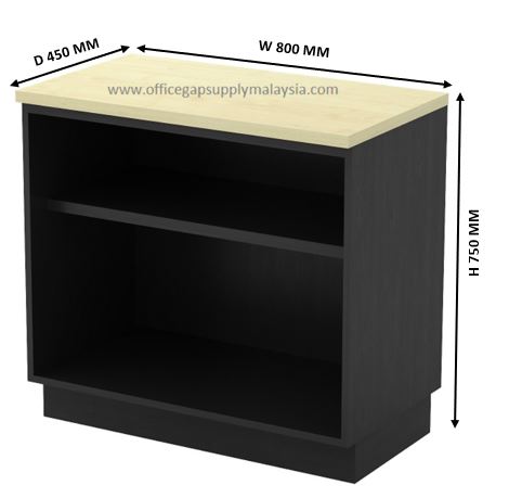 Low Cabinet Open Shelf (Same High as Table) Model T-YO875 malaysia kuala lumpur shah alam klang valley