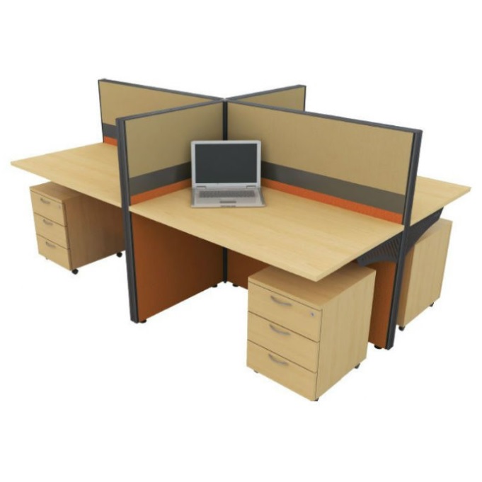Office Partition Workstation (4 Seater) KTPW4D MALAYSIA KUALA LUMPUR SHAH ALAM KLANG VALLEY