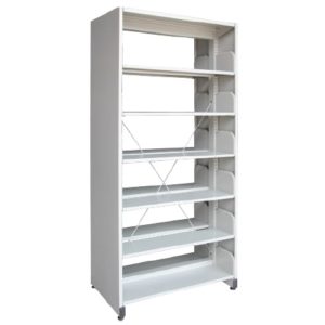 LIBRARY RACK DOUBLE SIDED WITH SIDE PANEL - 6 LEVEL MALAYSIA KUALA LUMPUR SHAH ALAM KLANG VALLEY