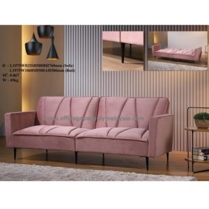 SOFA BED 54023 pink office furniture malaysia kuala lumpur shah alam klang valley