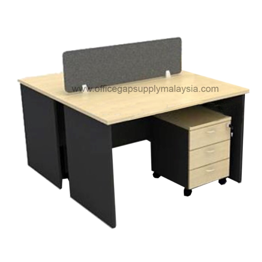 office partition workstation 4 seater office furniture malaysia kuala lumpur shah alam klang valley