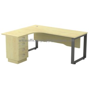 KT-SW1815-4D L SHAPE TABLE writing table office table office furniture malaysia kuala lumpur shah alam klang valley