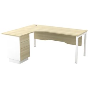 SWL 1815-3D SUPERIOR COMPACT TABLE (L) writing table office table office furniture malaysia kuala lumpur shah alam klang valley