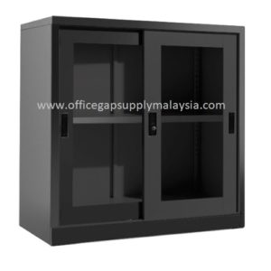 Half Height Cupboard Glass Sliding Door steel furniture malaysia kuala lumpur shah alam klang valley