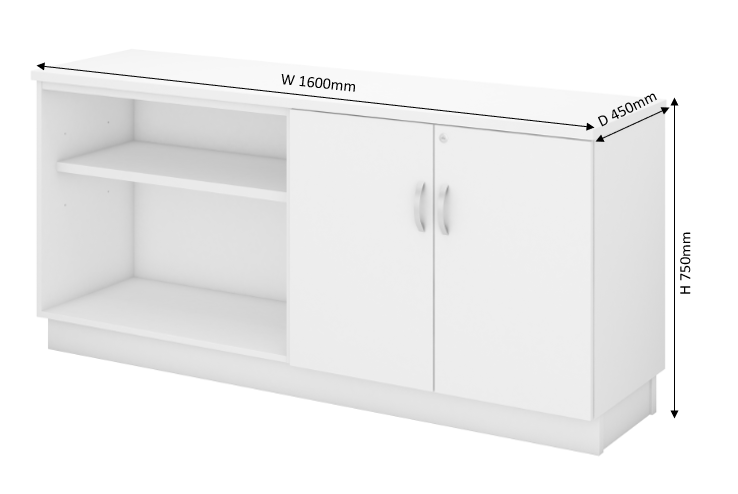 Low Cabinet Combination (Same High as Table) KT-QYOD750