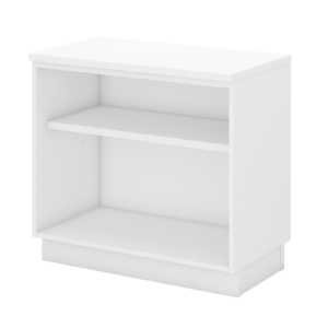 open shelf low cabinet Q-YO875_full white