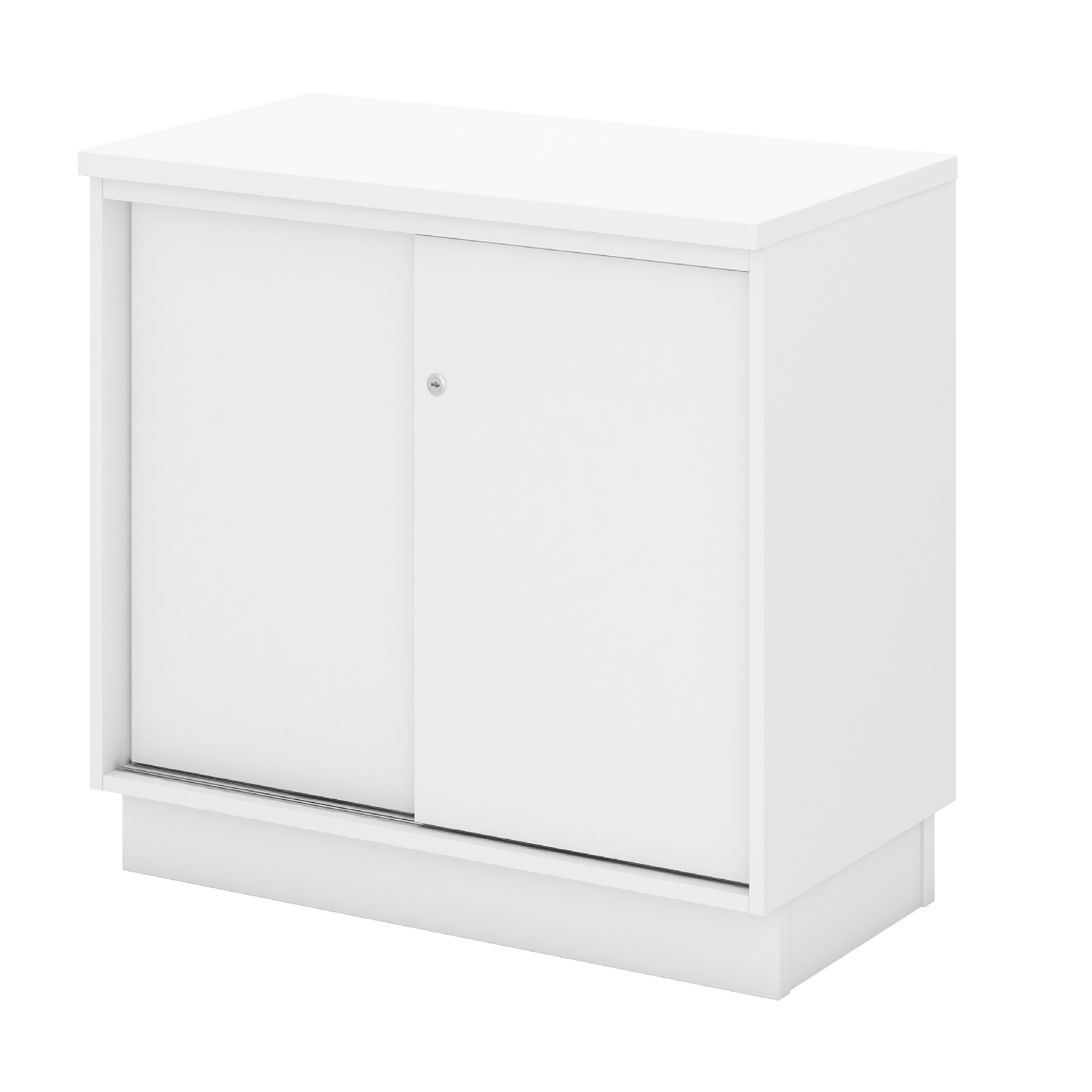 sliding door low cabinet Q-YS875_full white