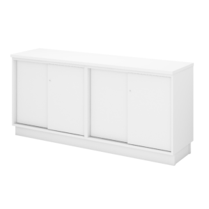 Low Cabinet Dual Sliding Door Q-YSS7160_full white