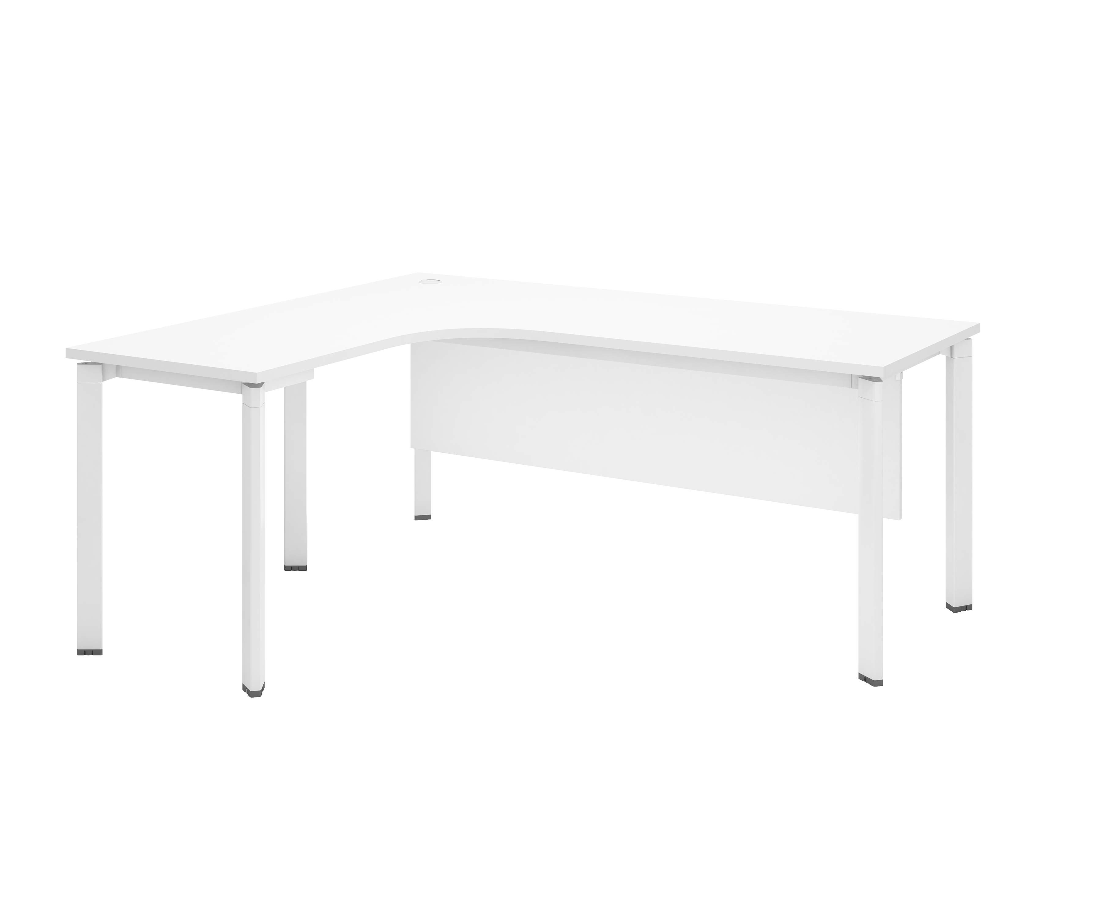 L Shape Writing Table (Metal Leg) Model : KT-UTWL1815(L) office furniture malaysia kuala lumpur shah alam klang valley