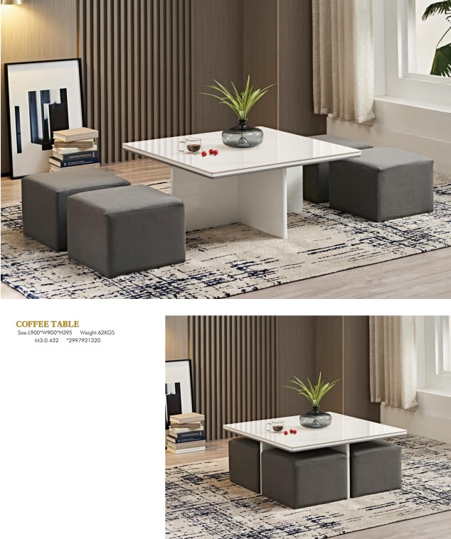 90424CTWT-GY Coffee Table | Side Table malaysia kuala lumpur shah alam klang valley