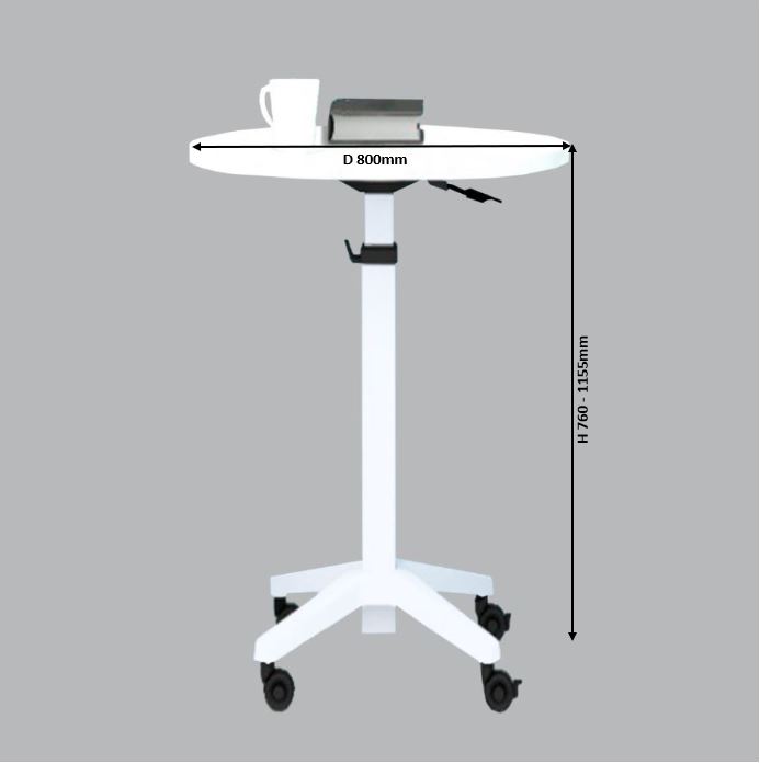 Executive Round Table Adjustable Height