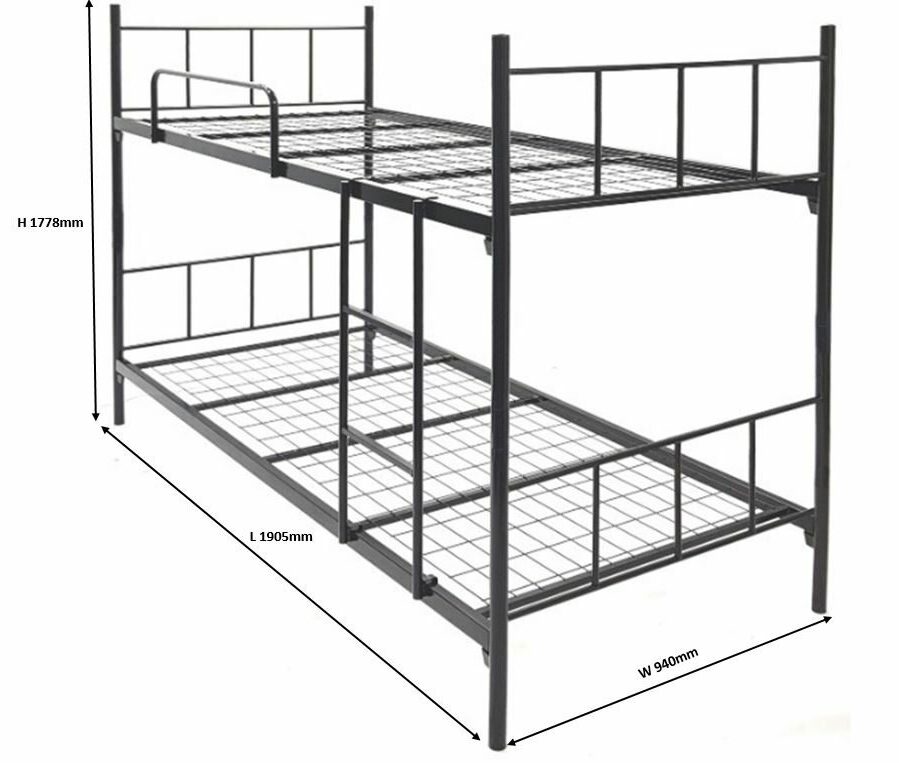Hostel Double Decker Metal Bed Frame : KT-HDD706 malaysia kuala lumpur shah alam klang valley