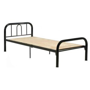 Hostel Single Decker Metal Bed Frame with Plywood : KT-HSD703 malaysia kuala lumpur shah alam klang valley