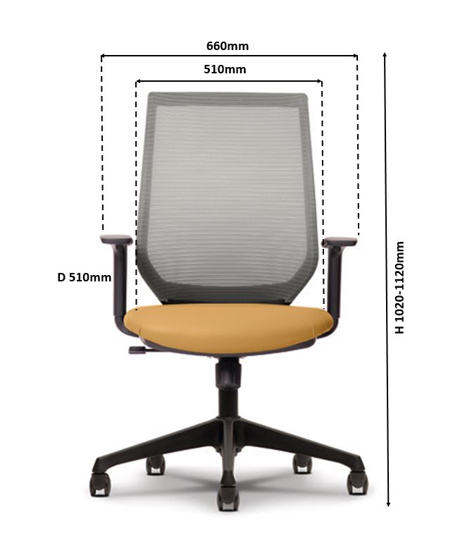 Office Executive Mesh Chair Model : KT-8211N-D36(M/B) malaysia kuala lumpur shah alam klang valley