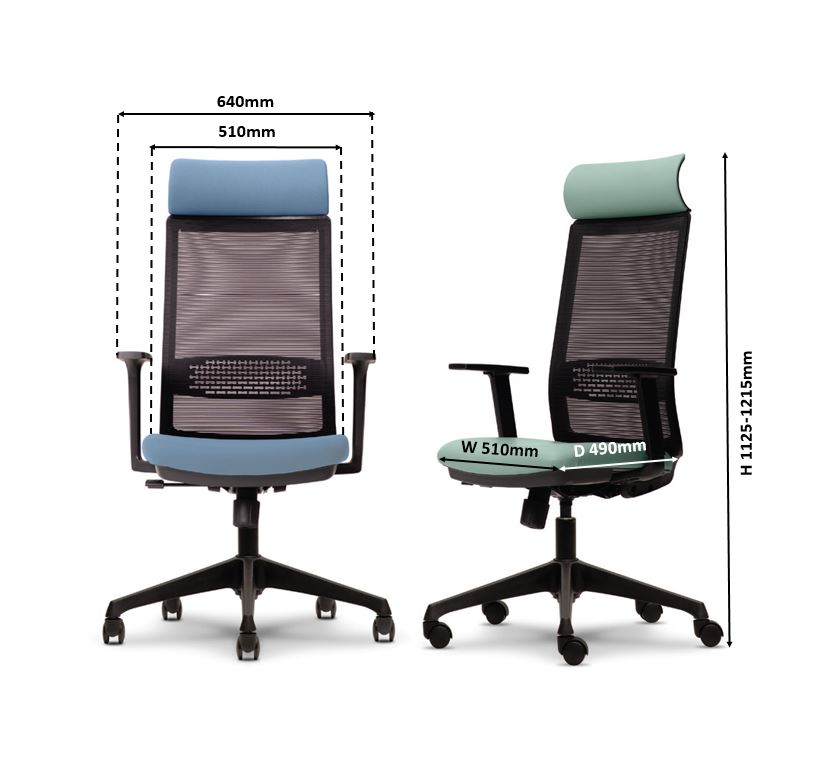 Office Executive Mesh Chair Model : KT-8410N-A60(H/B) malaysia kuala lumpur shah alam klang valley
